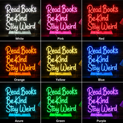 Be Kind Minimal LED Neon Sign - 05 Color Grid