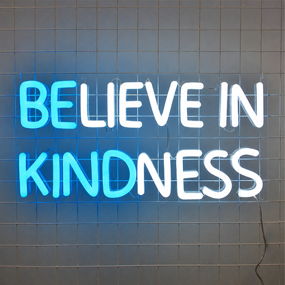 Be Kind Mounted LED Neon Sign - 01 Original Product Image