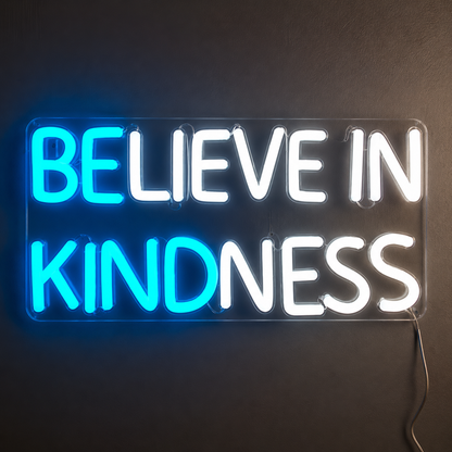Be Kind Mounted LED Neon Sign - 02 High-Converting Product Image