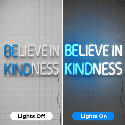 Be Kind Mounted LED Neon Sign - Shineneon
