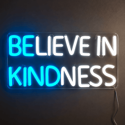 Be Kind Mounted LED Neon Sign - Shineneon