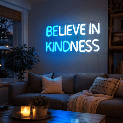 Be Kind Mounted LED Neon Sign - Shineneon