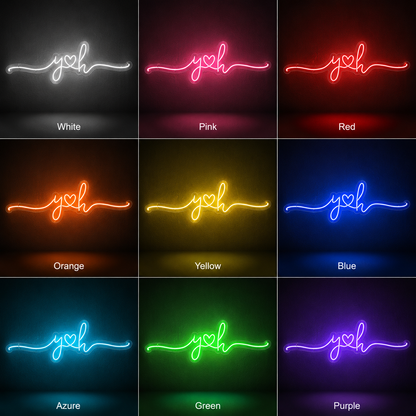 Be Kind Room Decor Sign LED Neon Sign Wall Neon Sign - 05 Color Grid