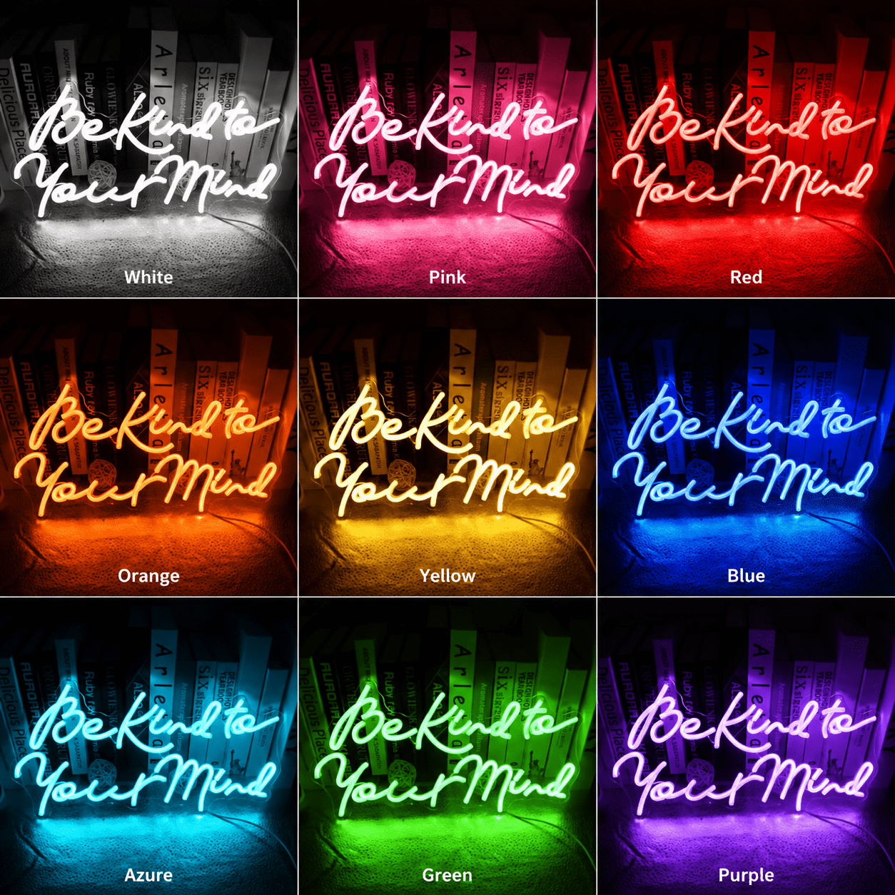 Be Kind To Your Mind LED Neon Sign - Shineneon