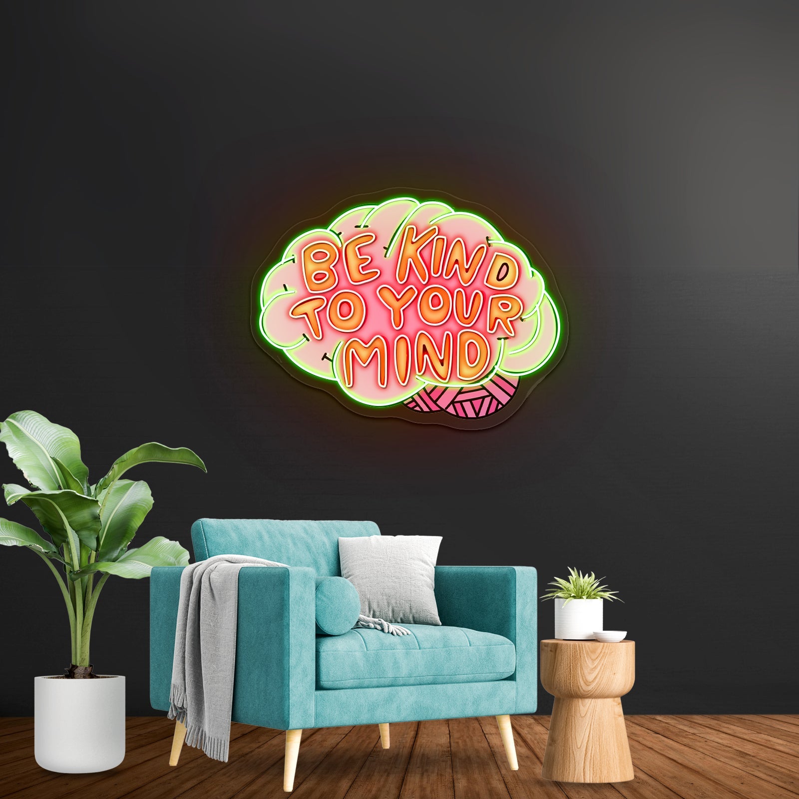 Be Kind To Your Mind Mental Health Neon Signs For Led Neon Signs - Shineneon
