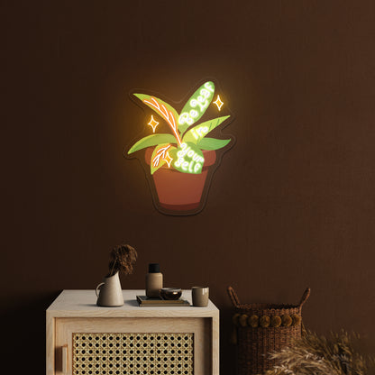 Be Leaf In Yourself Neon Signs For Bedroom