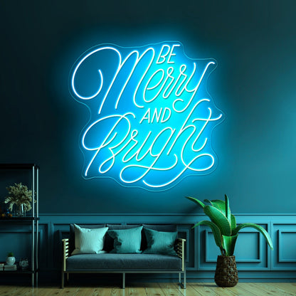 Be Merry And Christmas Led Neon Signs - Shineneon