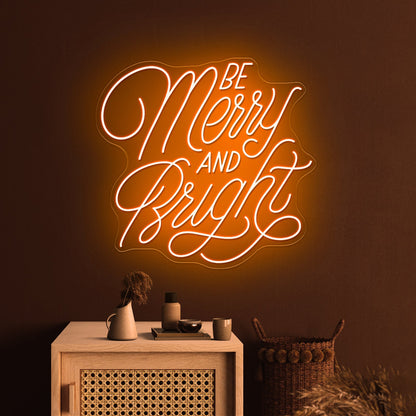 Be Merry And Christmas Led Neon Signs - Shineneon