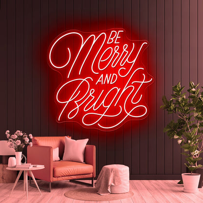Be Merry And Christmas Led Neon Signs - Shineneon