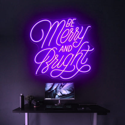 Be Merry And Christmas Led Neon Signs - Shineneon