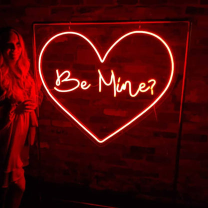 Be Mine Heart Led Neon Sign | Shineneon