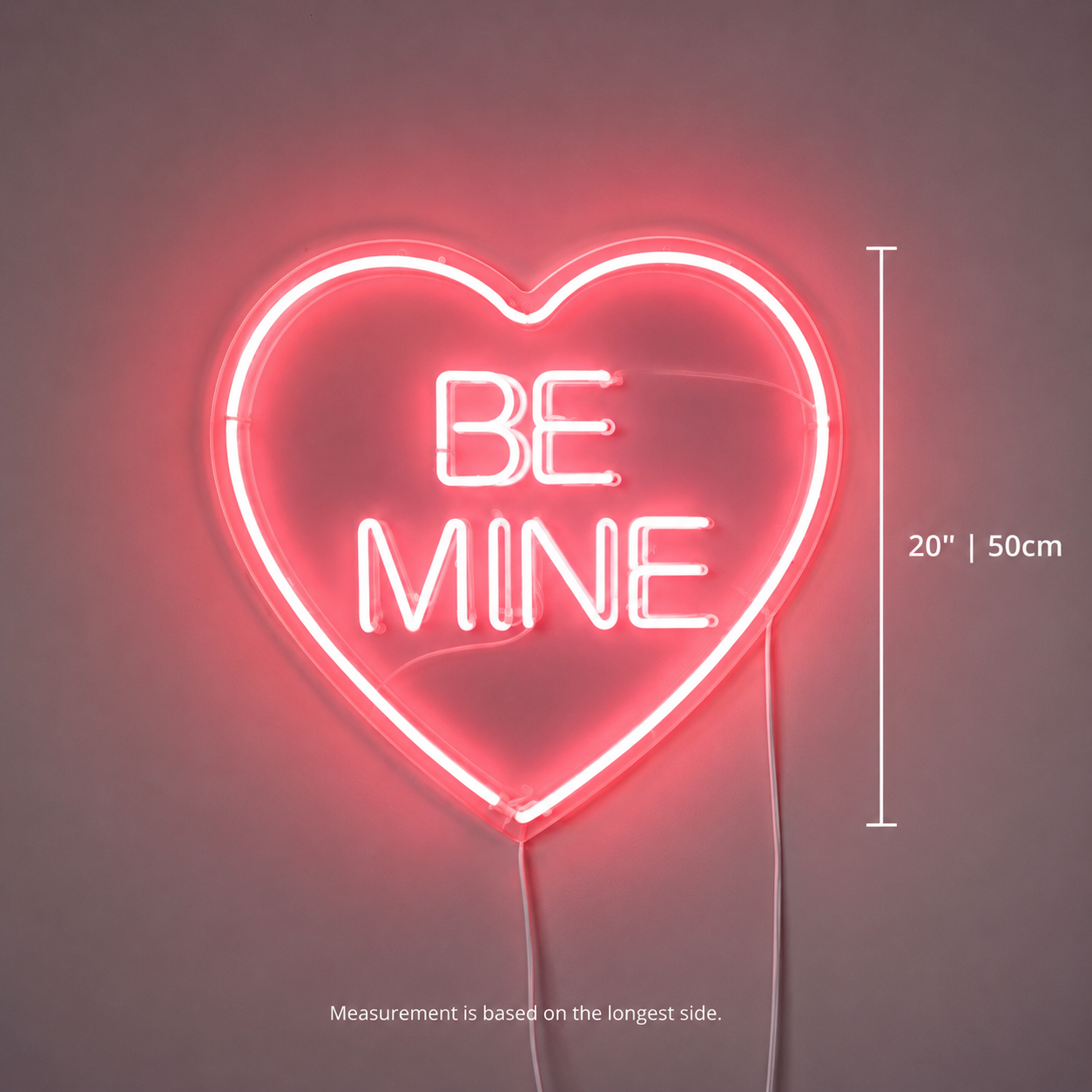Be Mine LED Neon Sign Wall Neon Sign - 04 Size Image