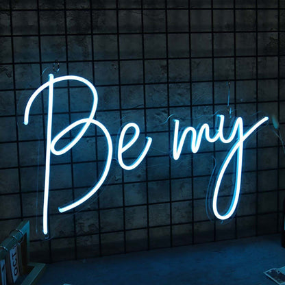 Be My Blue Led Neon Sign - Shineneon