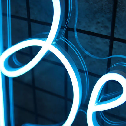Be My Blue Led Neon Sign - Shineneon