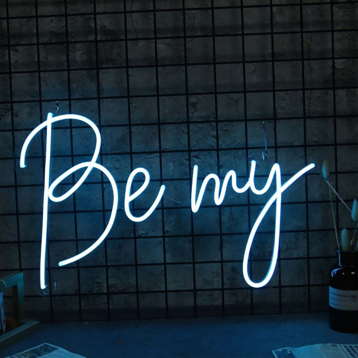 Be My Blue Led Neon Sign - Shineneon