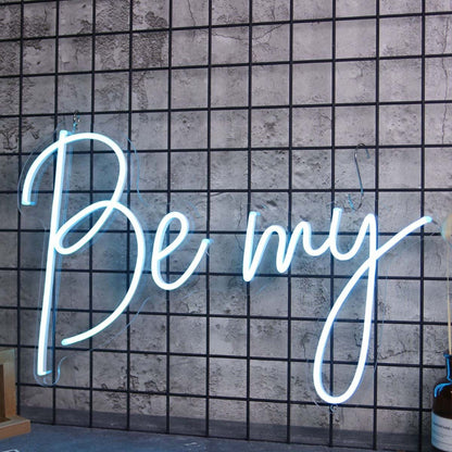 Be My Blue Led Neon Sign - Shineneon