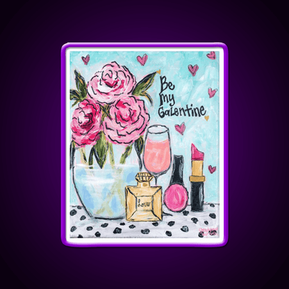 Be My Galentine Nail Salon Led Neon Sign Rgb Color - Shineneon