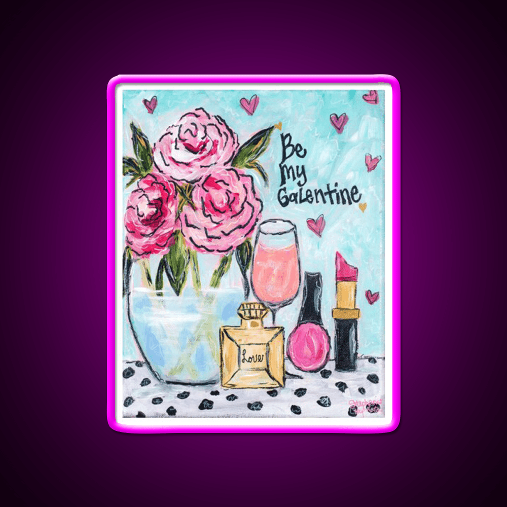 Be My Galentine Nail Salon Led Neon Sign Rgb Color - Shineneon