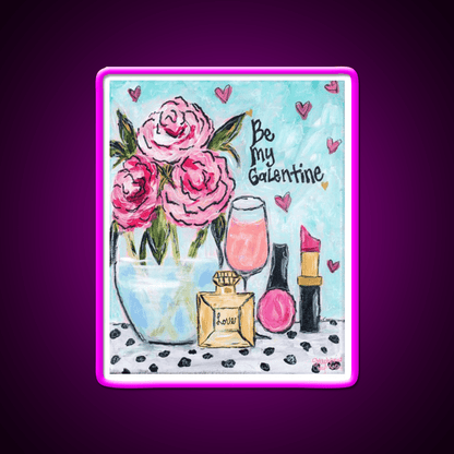 Be My Galentine Nail Salon Led Neon Sign Rgb Color - Shineneon