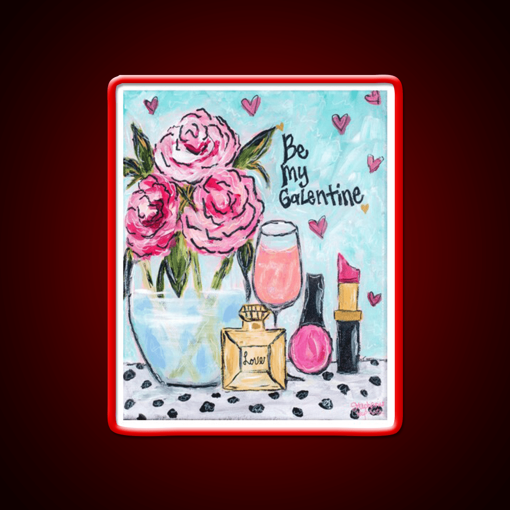 Be My Galentine Nail Salon Led Neon Sign Rgb Color - Shineneon