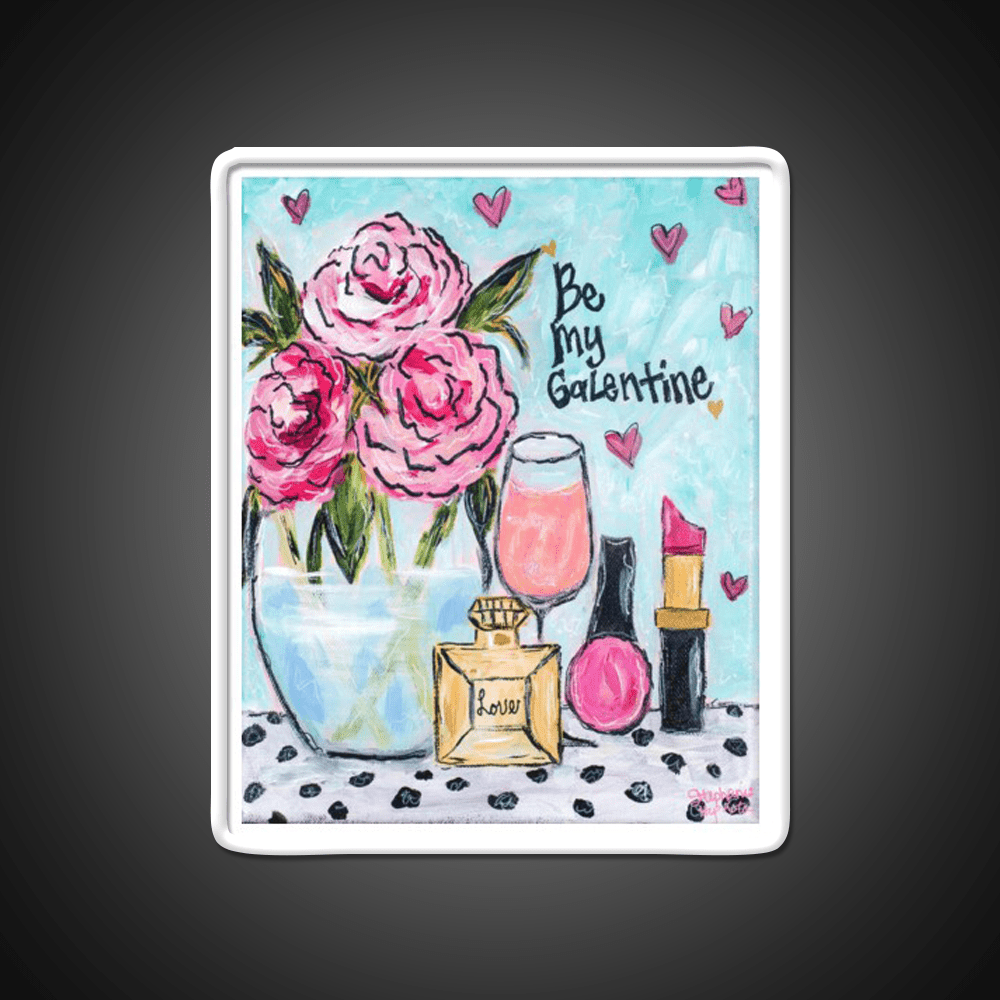 Be My Galentine Nail Salon Led Neon Sign Rgb Color - Shineneon