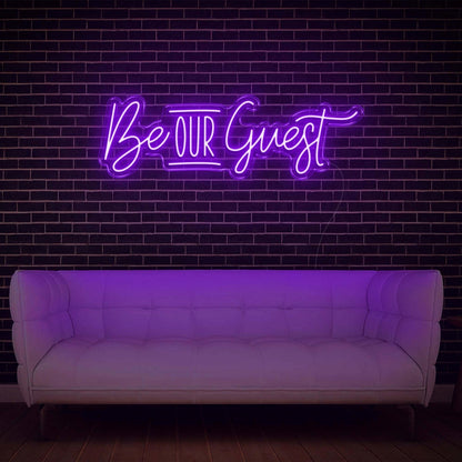 Be Our Guest Neon Sign | Shineneon