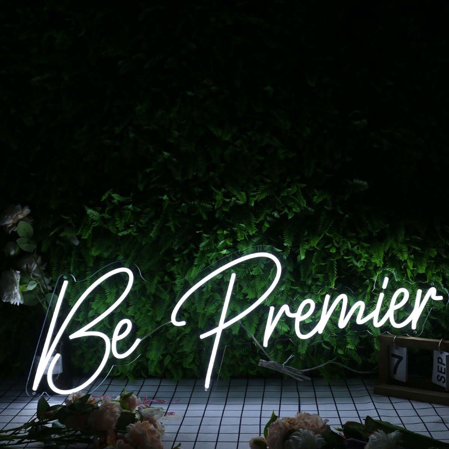 Be Premier White Led Neon Sign - Shineneon