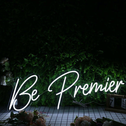 Be Premier White Led Neon Sign - Shineneon
