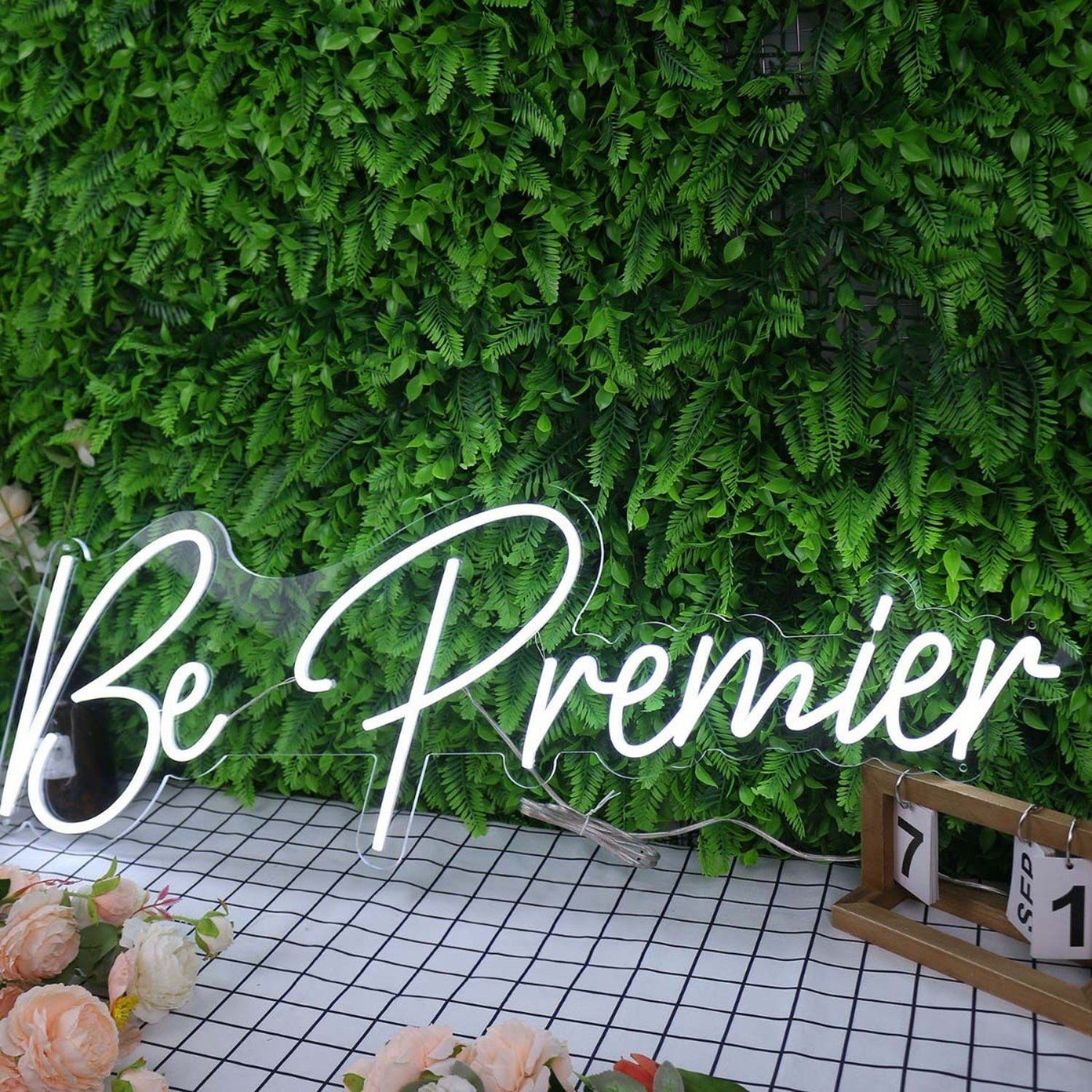 Be Premier White Led Neon Sign | Shineneon