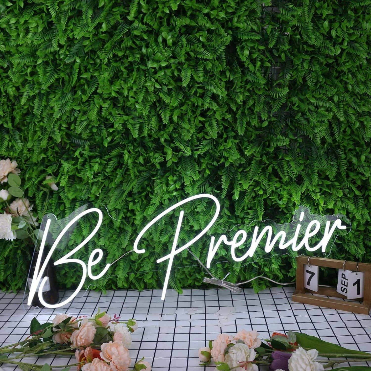 Be Premier White Led Neon Sign - Shineneon