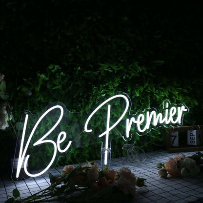 Be Premier White Led Neon Sign - Shineneon