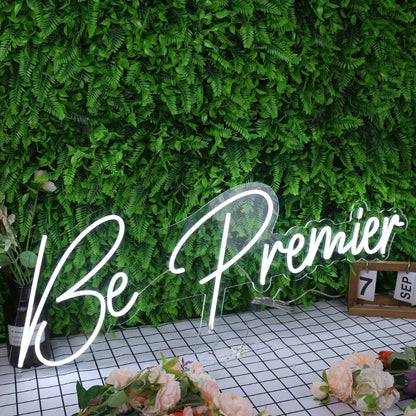 Be Premier White Led Neon Sign - Shineneon