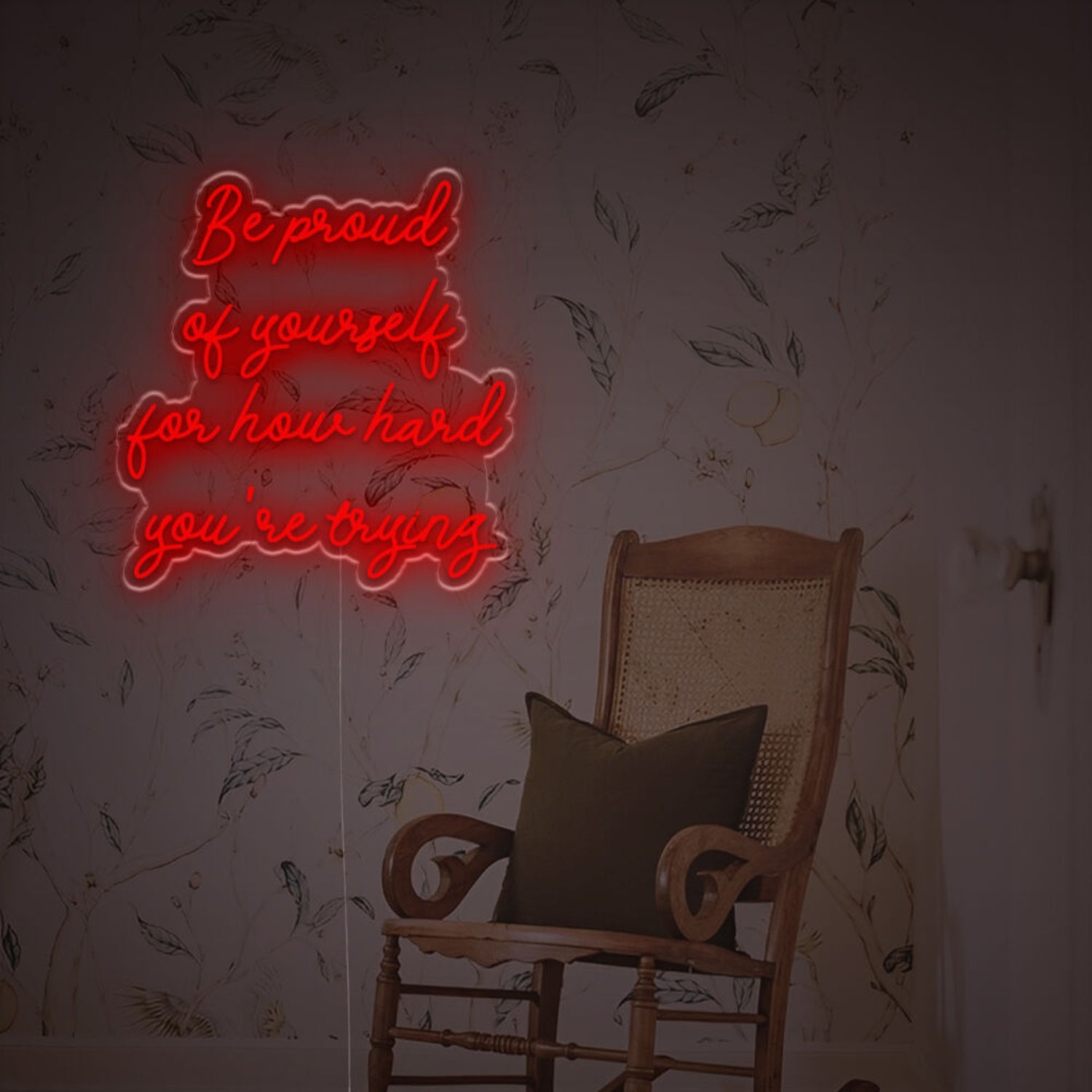 Be Prond Of Yourself For How Hard You Are Trying Led Neon Sign | Shineneon