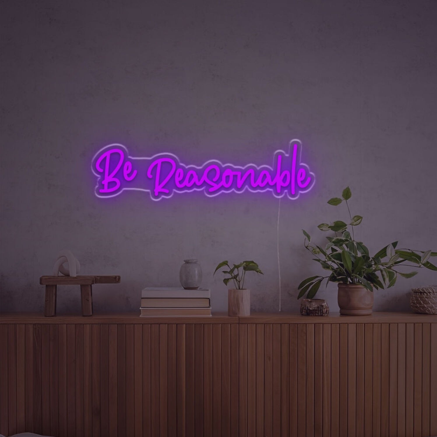 Be Reasonable Led Custom Led Neon Sign - Shineneon