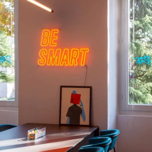 Be Smart Led Sign Business Neon Sign