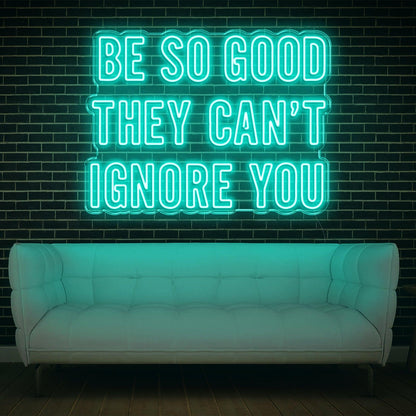 Be So Good Purple Led Neon Sign For Home Studio Decor | Shineneon
