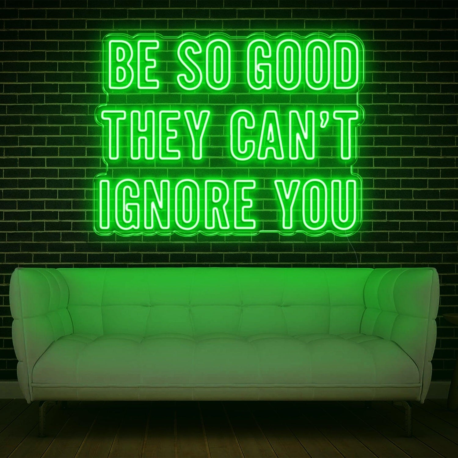 Be So Good Purple Led Neon Sign For Home Studio Decor | Shineneon