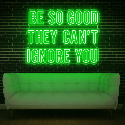 Be So Good Purple Led Neon Sign For Home Studio Decor | Shineneon