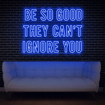 Be So Good Purple Led Neon Sign For Home Studio Decor | Shineneon