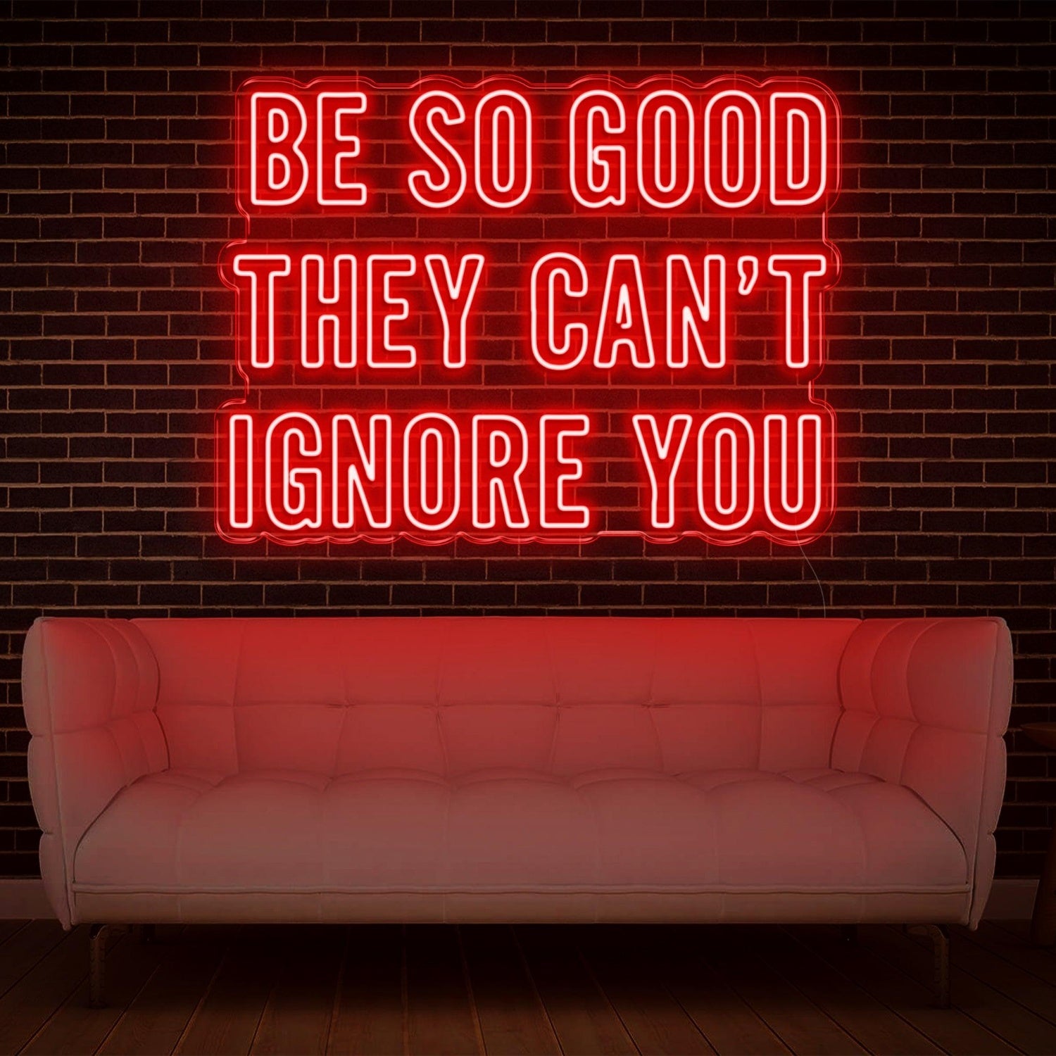 Be So Good Purple Led Neon Sign For Home Studio Decor | Shineneon