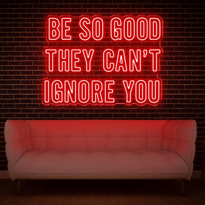 Be So Good Purple Led Neon Sign For Home Studio Decor | Shineneon