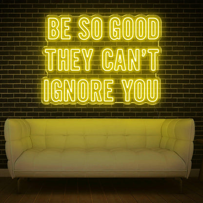 Be So Good Purple Led Neon Sign For Home Studio Decor | Shineneon