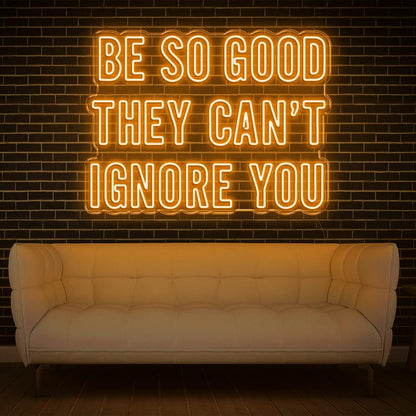 Be So Good Purple Led Neon Sign For Home Studio Decor | Shineneon
