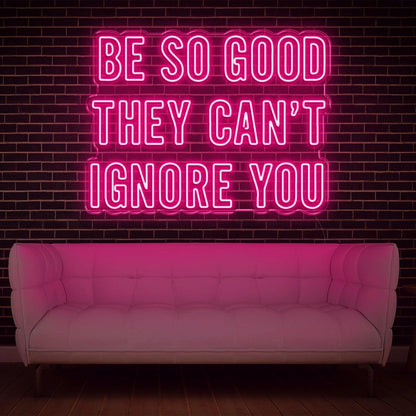 Be So Good Purple Led Neon Sign For Home Studio Decor | Shineneon