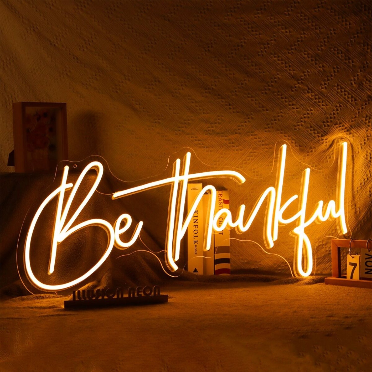 Be Thankful Neon Sign For Positive And Inspirational Spaces | Shineneon
