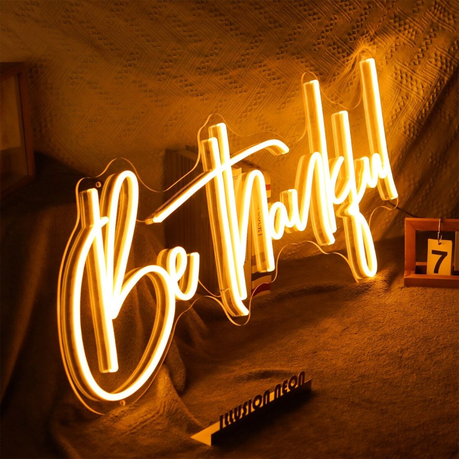 Be Thankful Neon Sign For Positive And Inspirational Spaces | Shineneon
