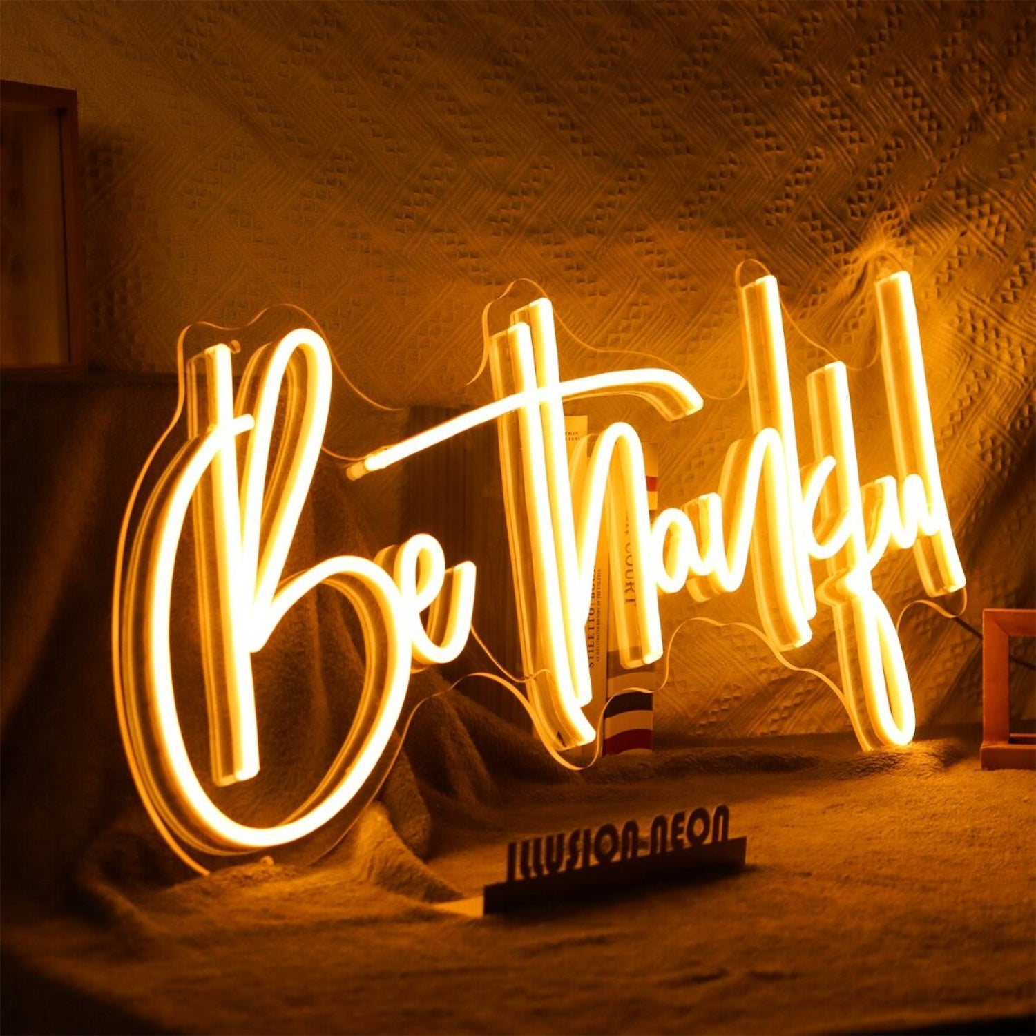 Be Thankful Neon Sign For Positive And Inspirational Spaces | Shineneon