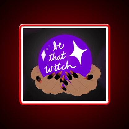 Be That Witch Nail Salon Led Neon Sign Rgb Color - Shineneon
