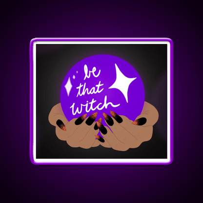 Be That Witch Nail Salon Led Neon Sign Rgb Color - Shineneon