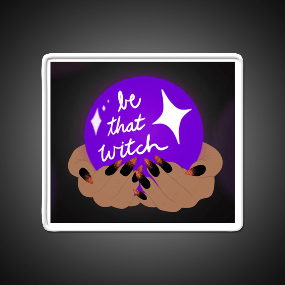 Be That Witch Nail Salon Led Neon Sign Rgb Color - Shineneon